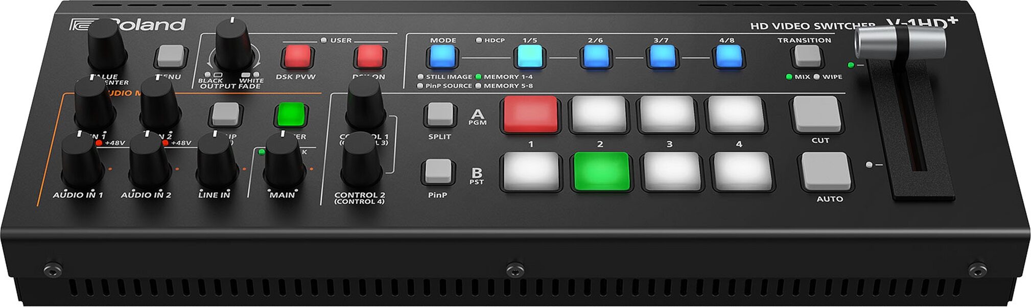 Roland V-1HD Plus Video Switcher, Action Position Back