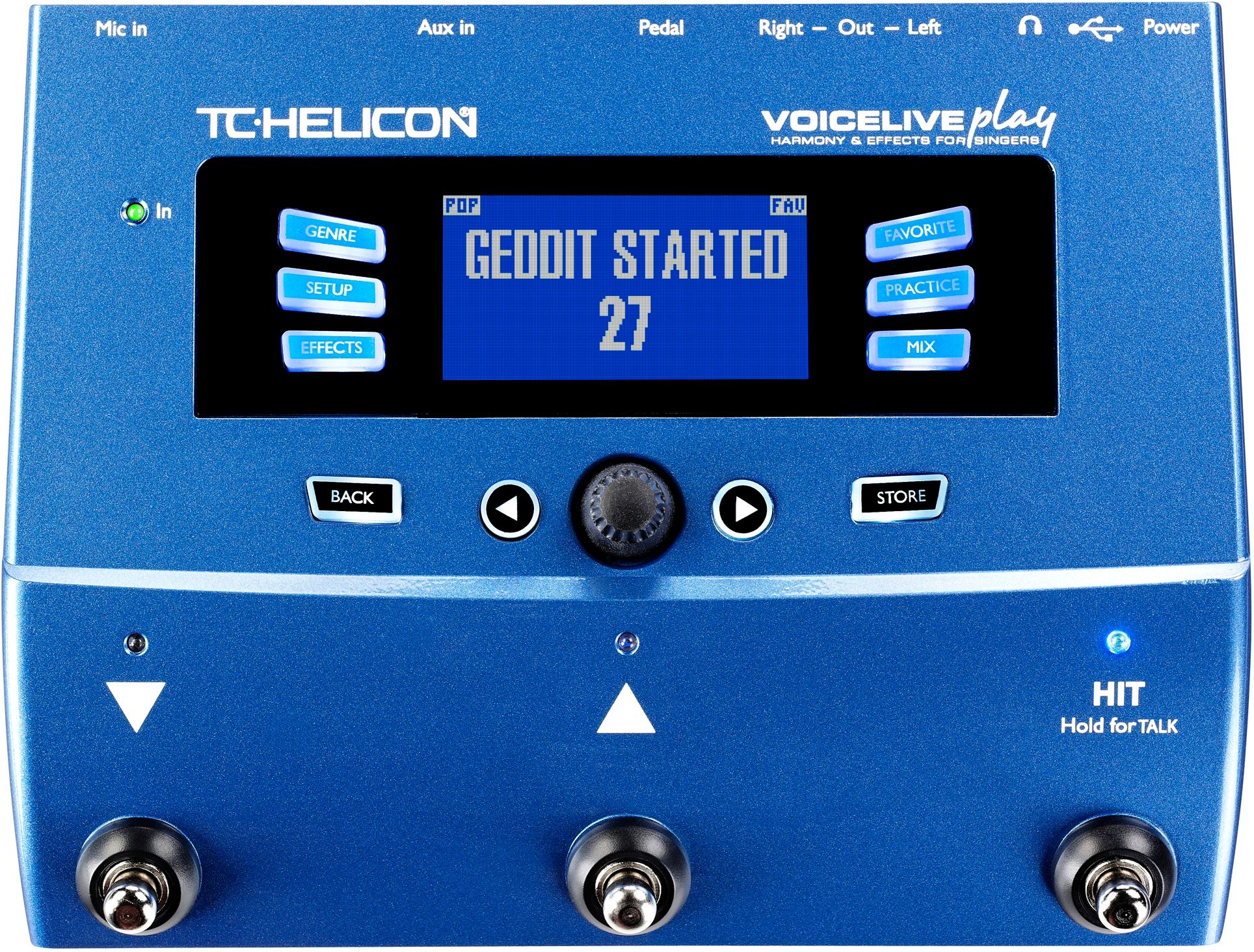 TC-Helicon VoiceLive Play Vocal Effects and Harmony Pedal