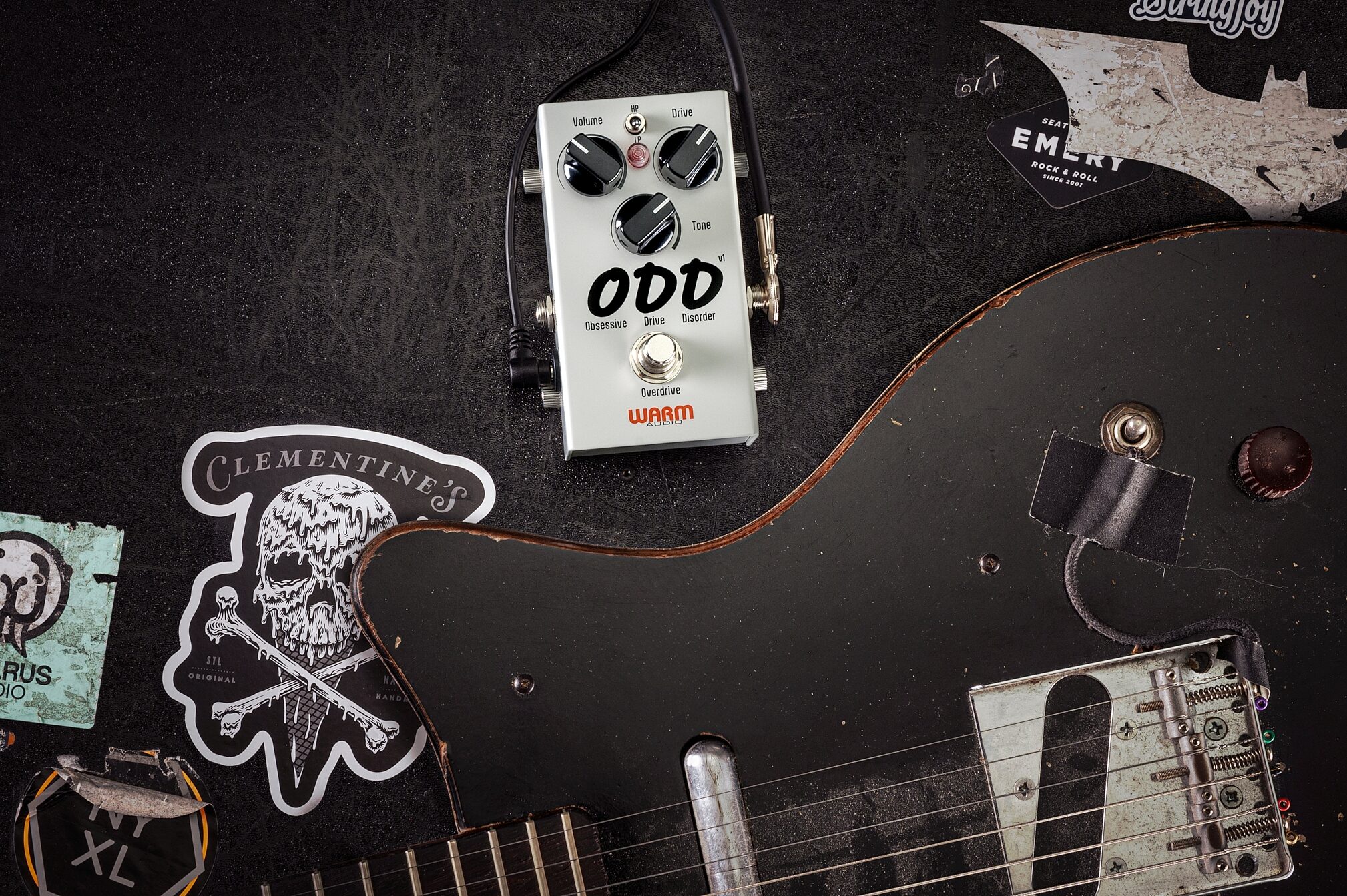 Warm Audio ODD Box v1 Overdrive Pedal, New, Action Position Back