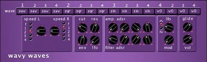 Cycling '74 Pluggo 3.1 VST MAS RTAS (Macintosh), Synth - Wavy Waves