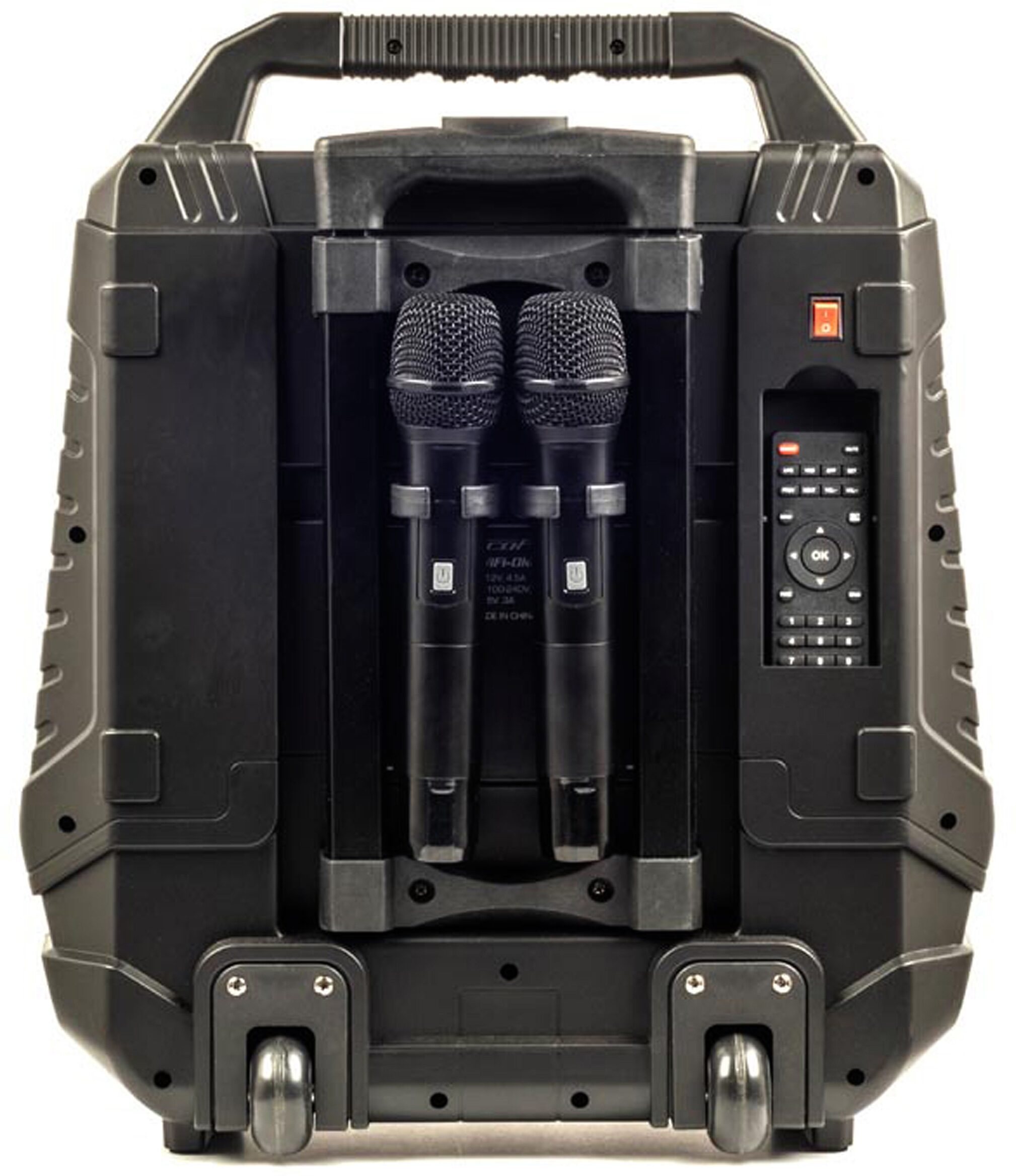 VocoPro WiFi-Oke Rechargeable Karaoke Machine, Action Position Back