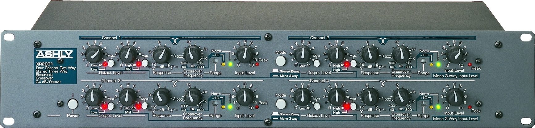 Ashly XR2001 XR Series Electronic Crossover, Main