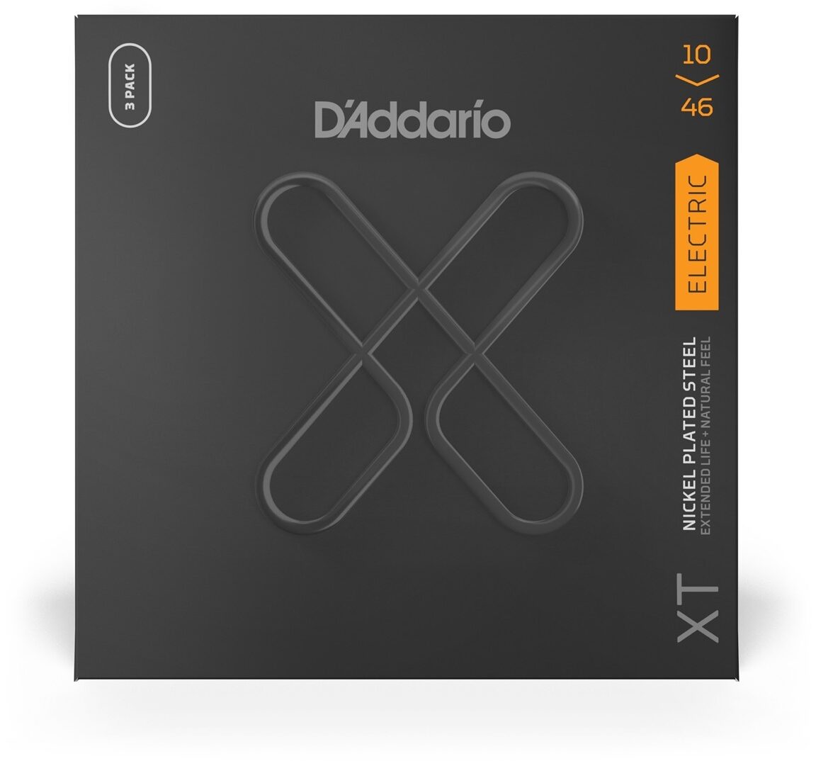 D'Addario XTE XT Electric Guitar Strings, 10-46, 3 Pack, view
