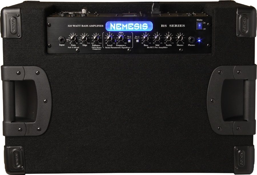 Nemesis by Eden RS115 RS Series Bass Combo Amplifier (320 Watts, 1x15 in.), Top