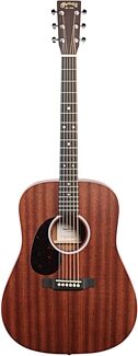 Martin D-10E Road Series Acoustic-Electric Guitar, Left-Handed (with Gig Bag)