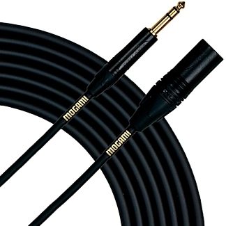 Mogami Gold 1/4" TRS to XLR Male Cable