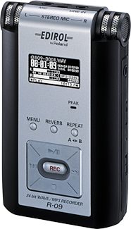 Edirol R09 24-Bit WAV and MP3 Recorder