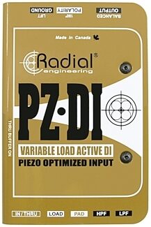Radial PZDI Active DI Direct Box for Acoustic Instruments
