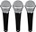 Samson R21 Vocal/Instrument Microphones (3-Pack) -  3-Pack, with Case