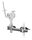 Mapex MC910 Horizontal Adjustable Multi-Clamp -  Chrome