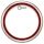 Aquarian Performance-2 Clear Drumhead -  Black, 14 inch