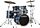 Yamaha SBP0F50 Stage Custom Drum Shell Kit, 5-Piece -  Deep Blue Burst