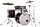 Pearl DM925S Decade Maple Drum Shell Kit, 5-Piece -  Deep Red Burst