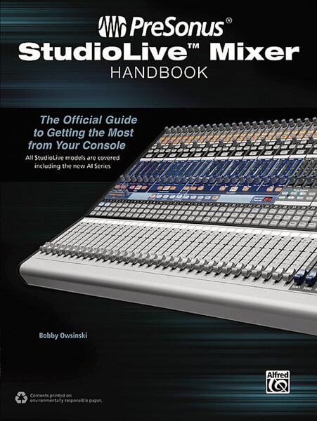 Alfred's PreSonus StudioLive Mixer Handbook, Main