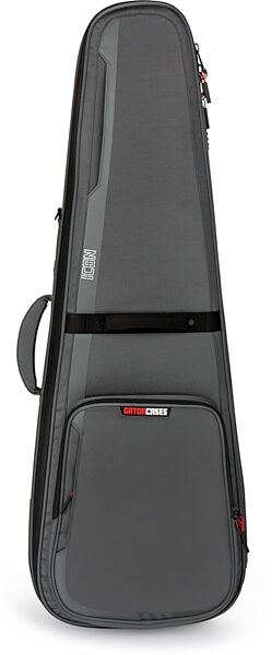 Gator G-ICONELECTRIC Icon Series Bag for Electric Guitars, Grey, Open Box (Very Good), Action Position Back