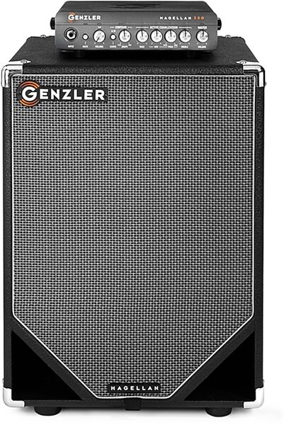 Genzler MG350 MG12TV Bass Amplifier Stack (350 Watts, 1x12"), Action Position Back