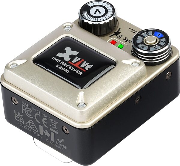 Xvive U45R 5.8GHz Wireless In-Ear Monitor System Receiver, New, Action Position Back