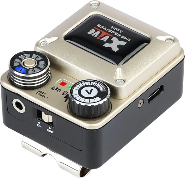 Xvive U45R 5.8GHz Wireless In-Ear Monitor System Receiver, New, Action Position Back