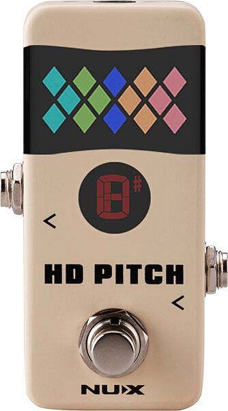 NUX HD Pitch Mini Pedal Tuner, Action Position Back