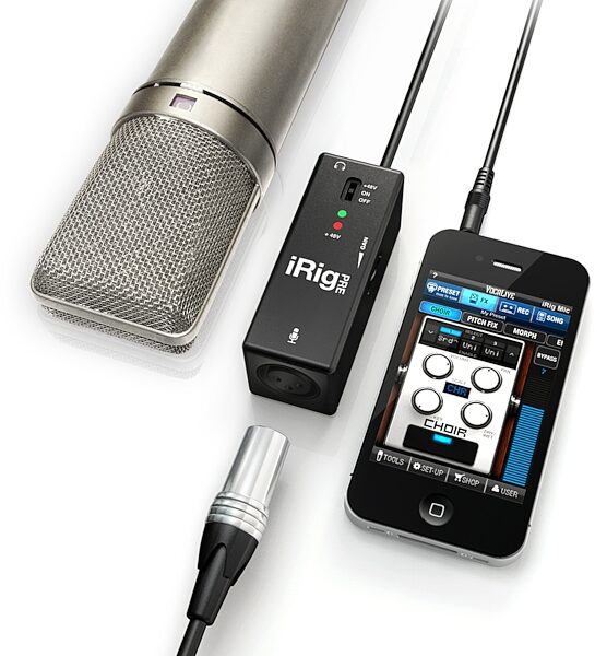 IK Multimedia iRig Pre Microphone Interface for iDevices with TRRS Jack, Main