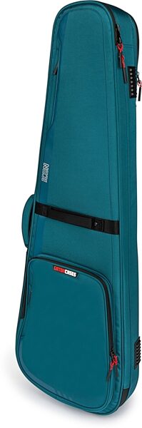 Gator G-ICONELECTRIC Icon Series Bag for Electric Guitars, Blue, Action Position Back