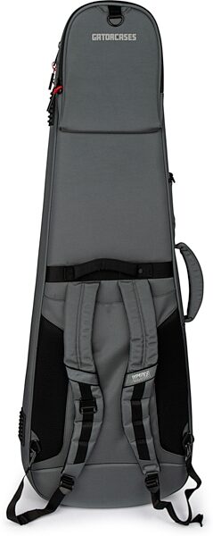 Gator G-ICONELECTRIC Icon Series Bag for Electric Guitars, Grey, Open Box (Very Good), Action Position Back