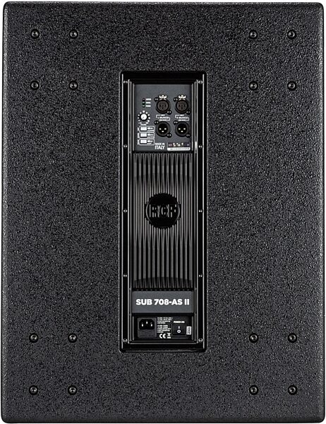 RCF SUB 708-AS II Powered Subwoofer (1400 Watts, 1x18"), Rear