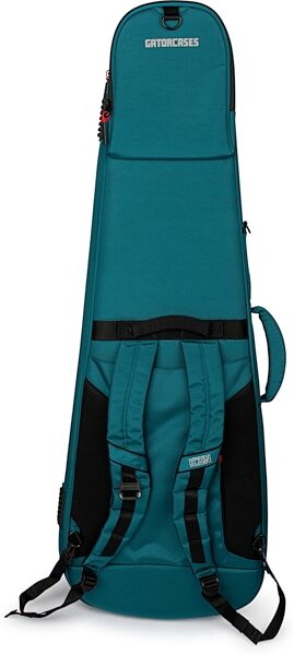 Gator G-ICONELECTRIC Icon Series Bag for Electric Guitars, Blue, Action Position Back