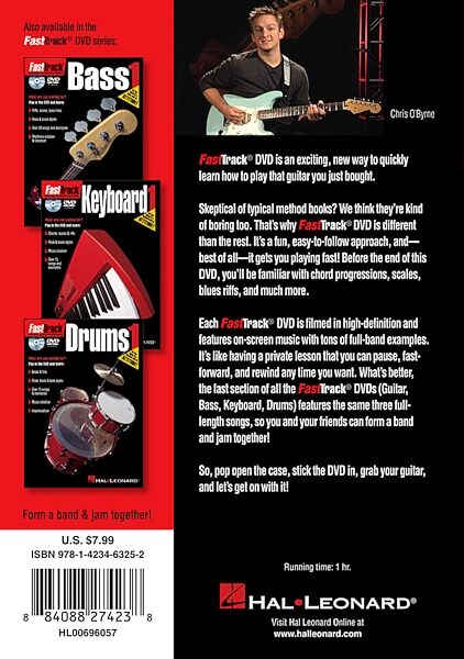 Hal Leonard FastTrack Guitar Method 1 Video, Back Cover
