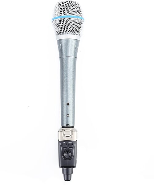 Xvive U3C Digital Plug-On Wireless System for XLR Condenser Microphones, Warehouse Resealed, Action Position Back