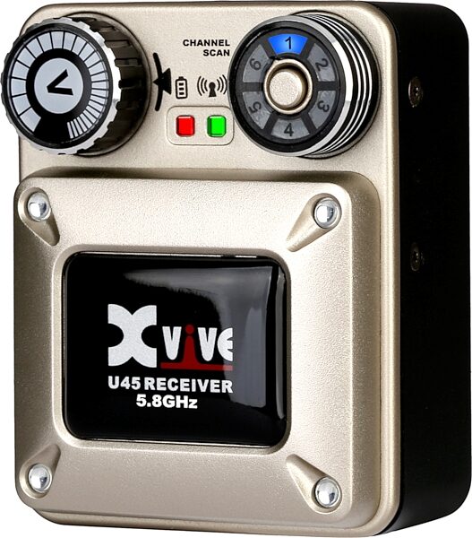 Xvive U45R4 5.8GHz Digital Wireless Quad Receiver In-Ear Monitor System, New, Action Position Back