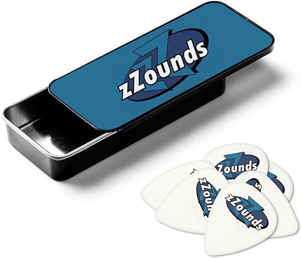 zZounds Guitar Picks (Dunlop Tortex Standard .73mm) with Tin, 12-Pack with Tin, Main