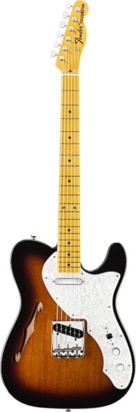 Fender American Vintage 69 Telecaster Thinline with Case, 2-Color Sunburst