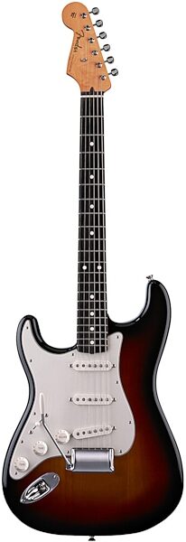 Fender American Vintage 62 Left-Handed Stratocaster Electric Guitar (with Case), 3-Color Sunburst