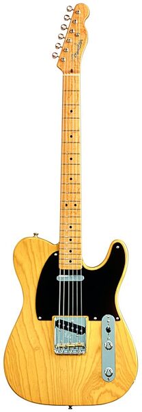 Fender American Vintage '52 Telecaster Electric Guitar (Maple with Case), Butterscotch Blonde