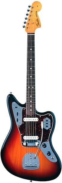 Fender American Vintage '62 Jaguar Electric Guitar (with Case), 3-Color Sunburst