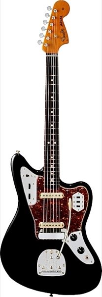 Fender American Vintage '62 Jaguar Electric Guitar (with Case), Black