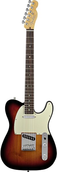 Fender American Deluxe Telecaster Electric Guitar (Rosewood, With Case), 3-Color Sunburst