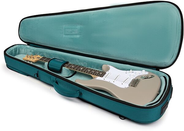 Gator G-ICONELECTRIC Icon Series Bag for Electric Guitars, Blue, Action Position Back