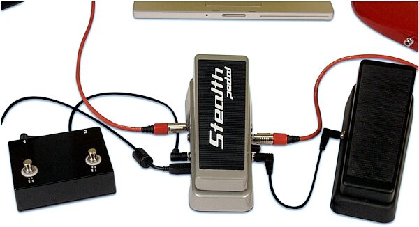 IK Multimedia StealthPedal Guitar Audio Interface Pedal, In Use 1