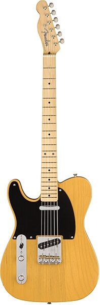 Fender American Original '50s Telecaster Electric Guitar, Left-Handed (with Case), Main