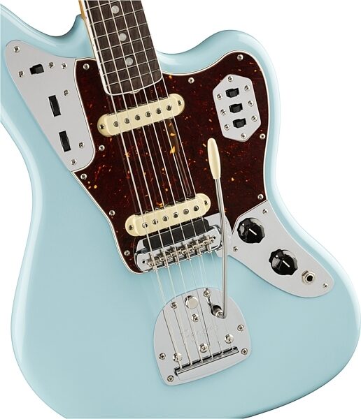 Fender American Original '60s Jaguar Electric Guitar (with Case), Action Position Back