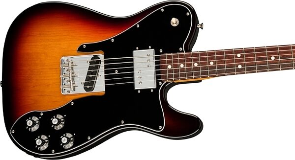 Fender American Original '70s Telecaster Custom Electric Guitar, Rosewood Fingerboard (with Case), Action Position Back