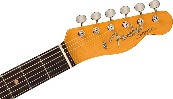 Fender American Vintage II 1963 Telecaster Electric Guitar, Rosewood Fingerboard (with Case), 3-Color Sunburst, Action Position Back