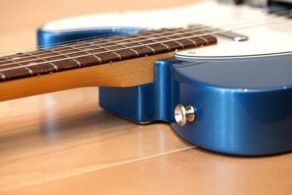 Fender American Vintage '64 Telecaster Electric Guitar, with Rosewood Fingerboard and Case, Lake Placid Blue Neck