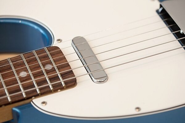 Fender American Vintage '64 Telecaster Electric Guitar, with Rosewood Fingerboard and Case, Lake Placid Blue Pickups