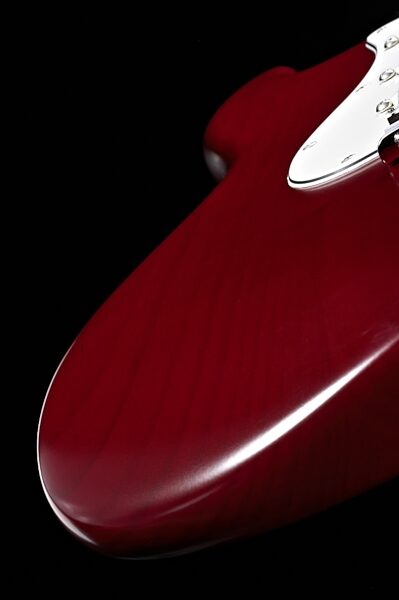 Fender Highway One Stratocaster Electric Guitar (Rosewood with Gig Bag), Upper Bout