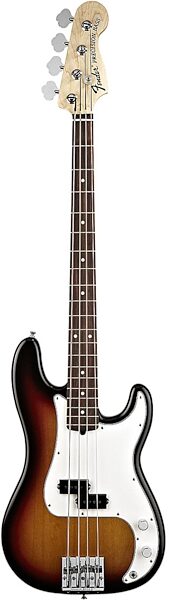 Fender Highway One Precision Electric Bass (Rosewood with Gig Bag), 3-Color Sunburst