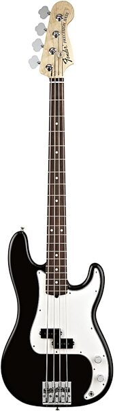 Fender Highway One Precision Electric Bass (Rosewood with Gig Bag), Flat Black