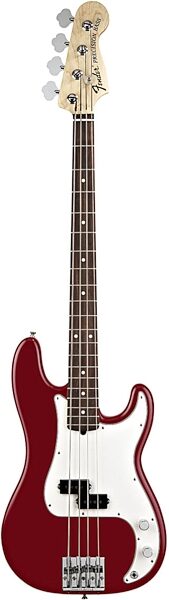 Fender Highway One Precision Electric Bass (Rosewood with Gig Bag), Transparent Wine